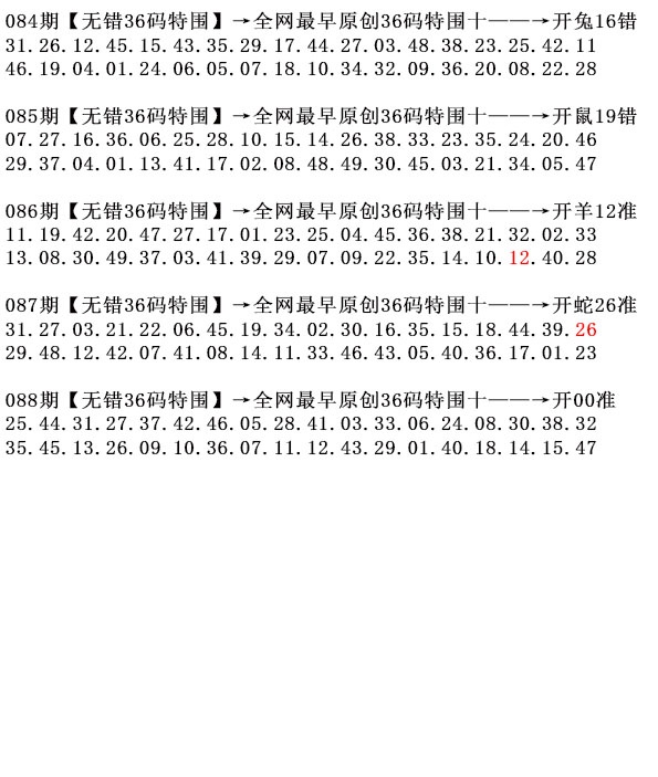 088期36码特围[图]